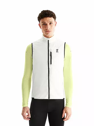 ON | Veste de course pour homme Weather Vest | weiss
